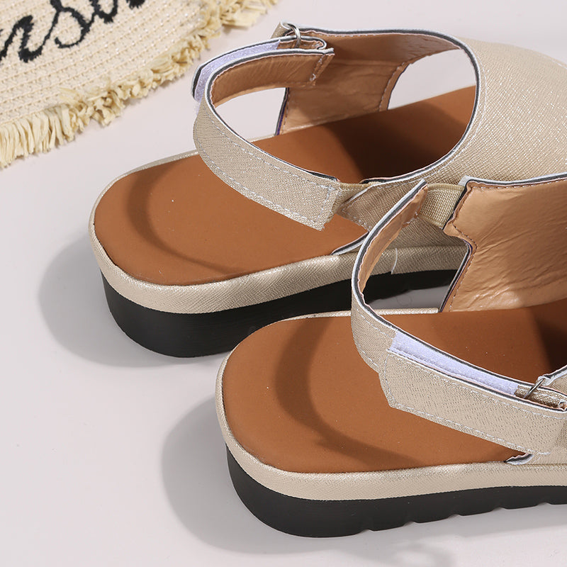 Eva - Orthopedische Zwarte Elegante Sandalen-Zwart-34-State of Style