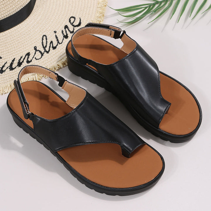 Eva - Orthopedische Zwarte Elegante Sandalen-Zwart-34-State of Style