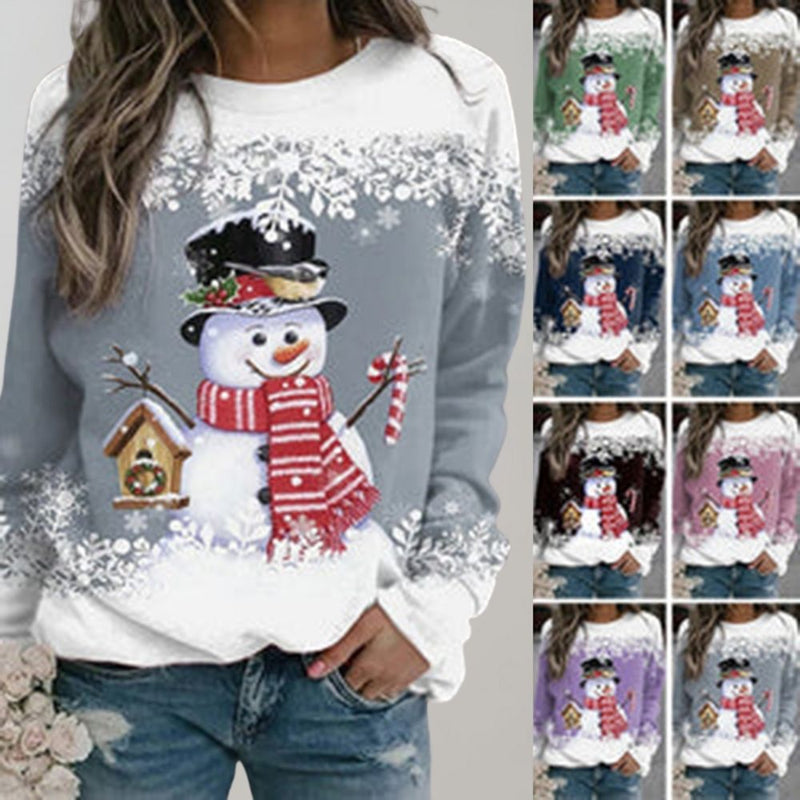 Eve - Warm Christmas Jumper for Women-Green-M-State of Style