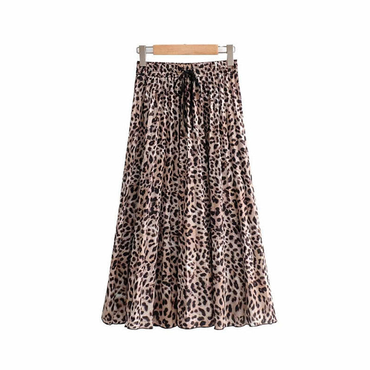 Evelina | Vintage Maxi Skirt with Tiger Print-Tiger-M-State of Style
