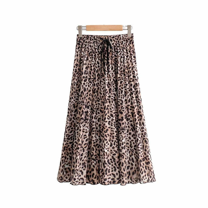 Evelina | Vintage Maxi Skirt with Tiger Print-Tiger-M-State of Style