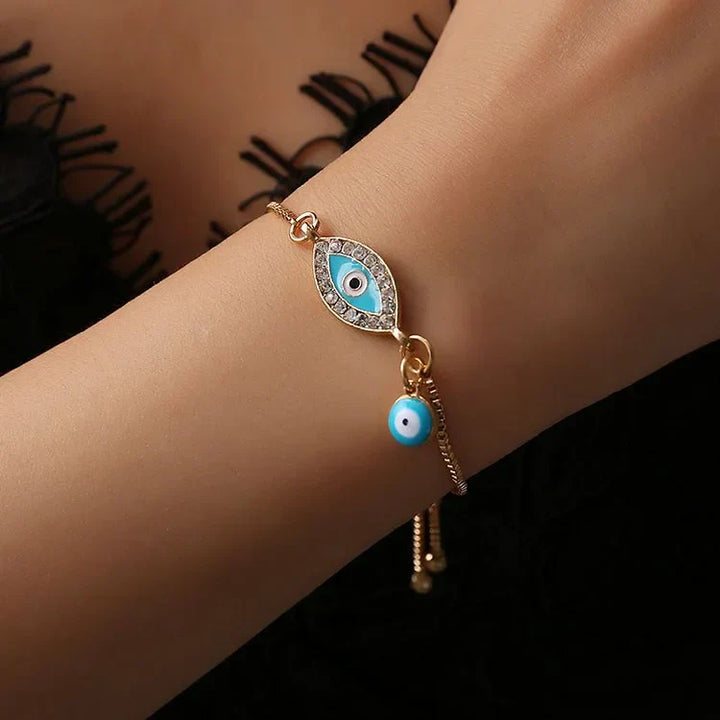 Evil Eye Bracelet in Ethno Style - Selene-Dark Blue-State of Style