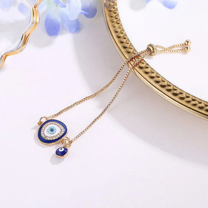 Evil Eye Bracelet in Ethno Style - Selene-Dark Blue-State of Style