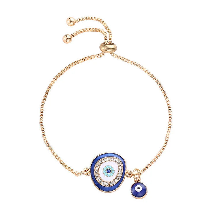 Evil Eye Bracelet in Ethno Style - Selene-Dark Blue-State of Style