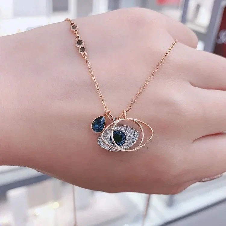 Evil Eye Necklace and Bracelet Set - Amira-Chain-State of Style