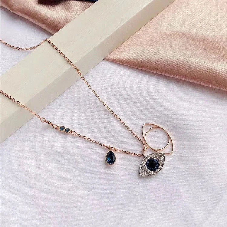 Evil Eye Necklace and Bracelet Set - Amira-Chain-State of Style