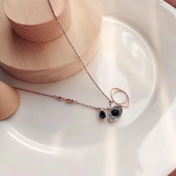 Evil Eye Necklace and Bracelet Set - Amira-Chain-State of Style