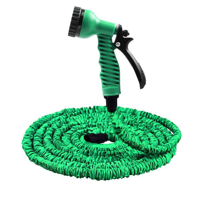 Expandable Garden Hose with Spray Gun – FlexaFlow-Green-7.5 metres-State of Style