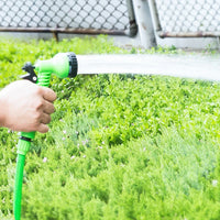 Expandable Garden Hose with Spray Gun – FlexaFlow-Green-7.5 metres-State of Style