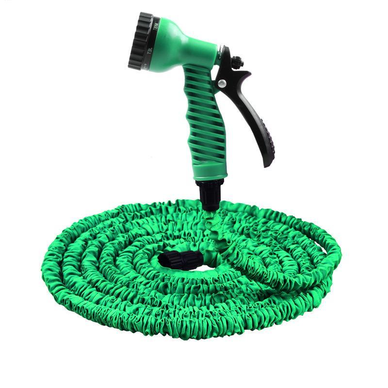 Expandable Garden Hose with Spray Gun – FlexaFlow-Green-7.5 metres-State of Style