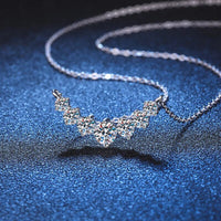 Exquisite 925 Sterling Silver Moissanite Necklace-1.7ct-State of Style