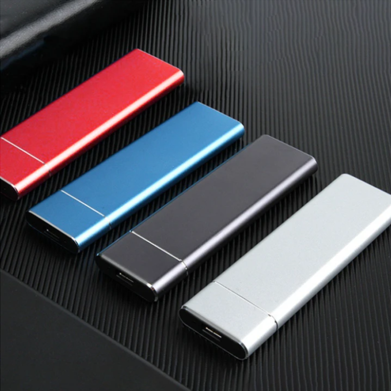 External Hard Drive with Ultra-fast Performance - SpeedVault-Black-1TB-State of Style