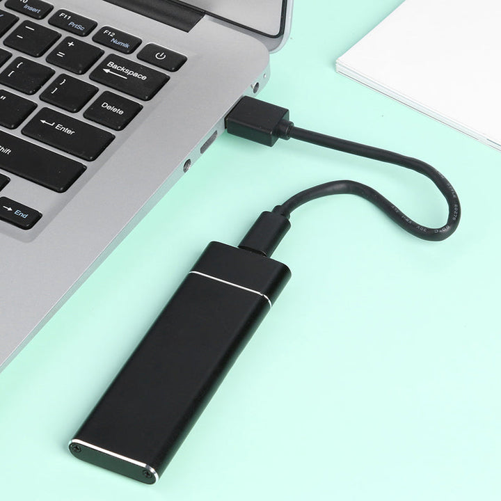 External Hard Drive with Ultra-fast Performance - SpeedVault-Black-1TB-State of Style