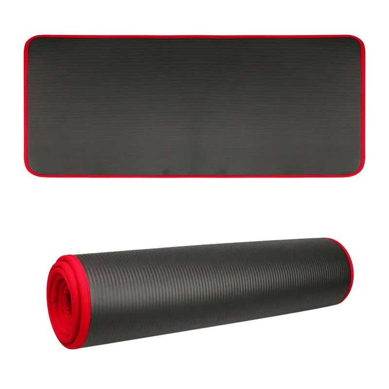 Extra Thick Anti-Slip Yoga Mat - FlexiMat-Black-State of Style
