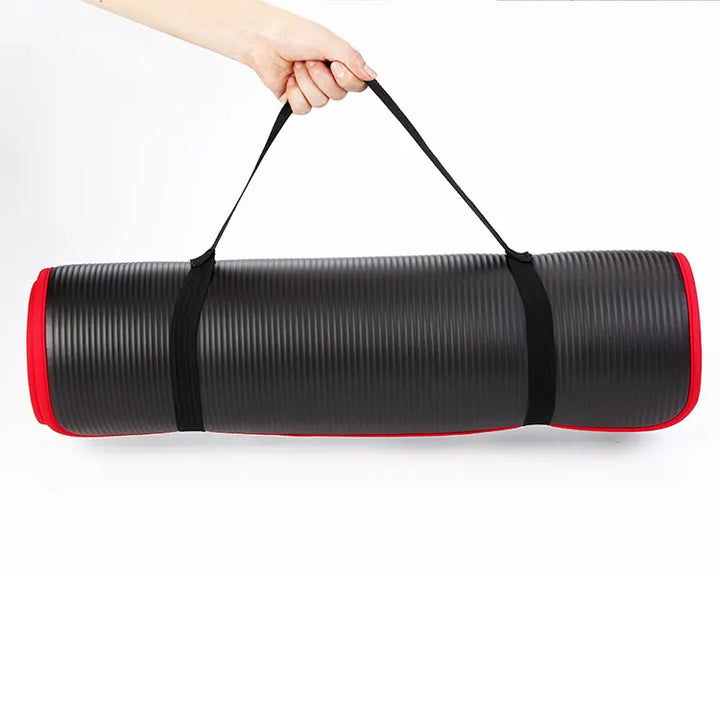 Extra Thick Anti-Slip Yoga Mat – FlexiMat-Black-State of Style