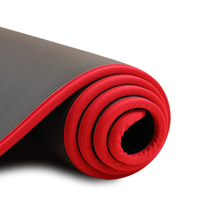 Extra Thick Anti-Slip Yoga Mat – FlexiMat-Black-State of Style