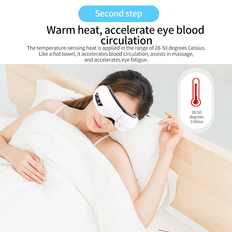 EYE MASSAGE DEVICE - AIR PRESSURE, VIBRATION & WARM COMPRESSION WITH BLUETOOTH MUSIC-State of Style