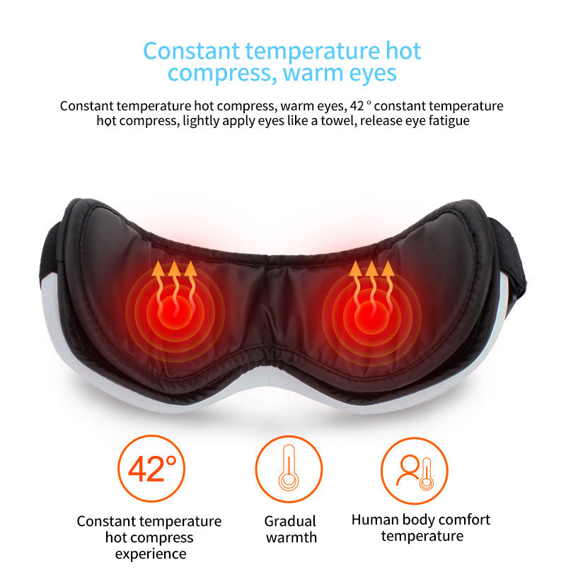 EYE MASSAGE DEVICE - AIR PRESSURE, VIBRATION & WARM COMPRESSION WITH BLUETOOTH MUSIC-State of Style