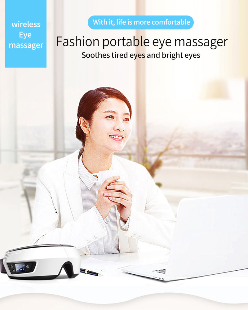 EYE MASSAGE DEVICE - AIR PRESSURE, VIBRATION & WARM COMPRESSION WITH BLUETOOTH MUSIC-State of Style