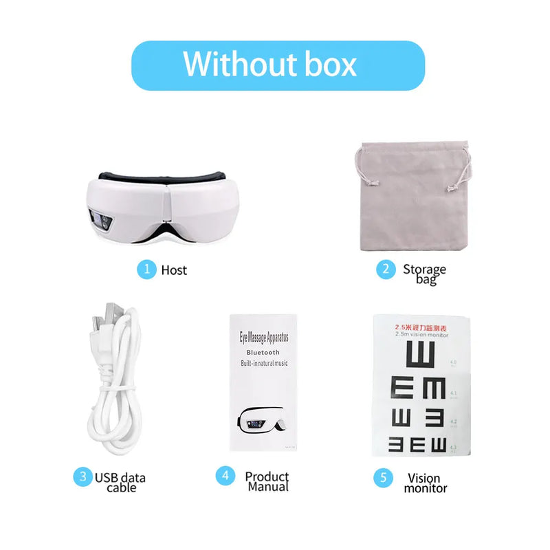 EYE MASSAGE DEVICE - AIR PRESSURE, VIBRATION & WARM COMPRESSION WITH BLUETOOTH MUSIC-State of Style