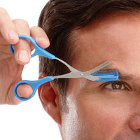 Eyebrow scissors with comb – TrimLuxe-Pink-State of Style