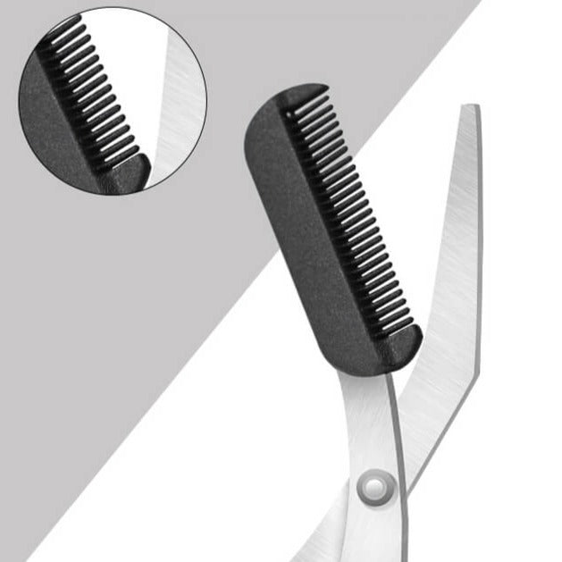 Eyebrow scissors with comb – TrimLuxe-Pink-State of Style