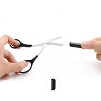 Eyebrow scissors with comb – TrimLuxe-Pink-State of Style