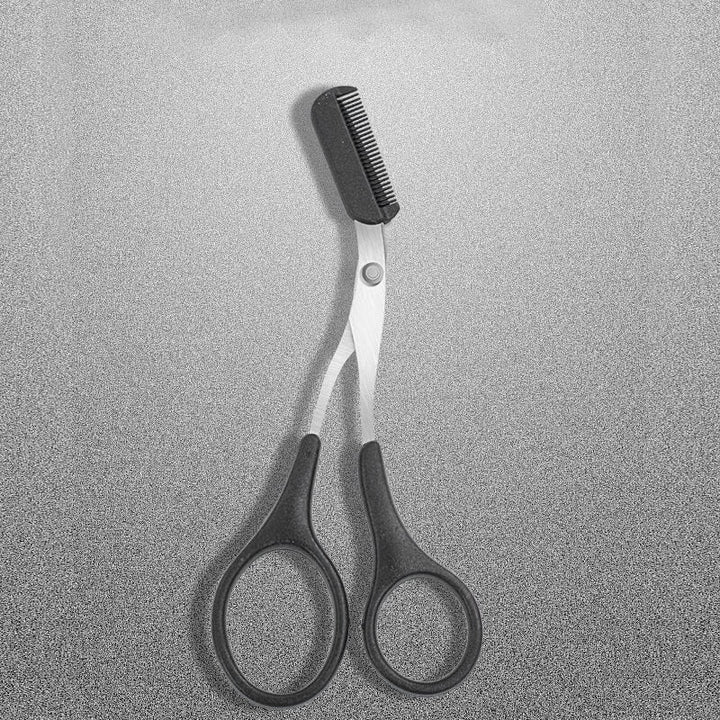 Eyebrow scissors with comb – TrimLuxe-Pink-State of Style