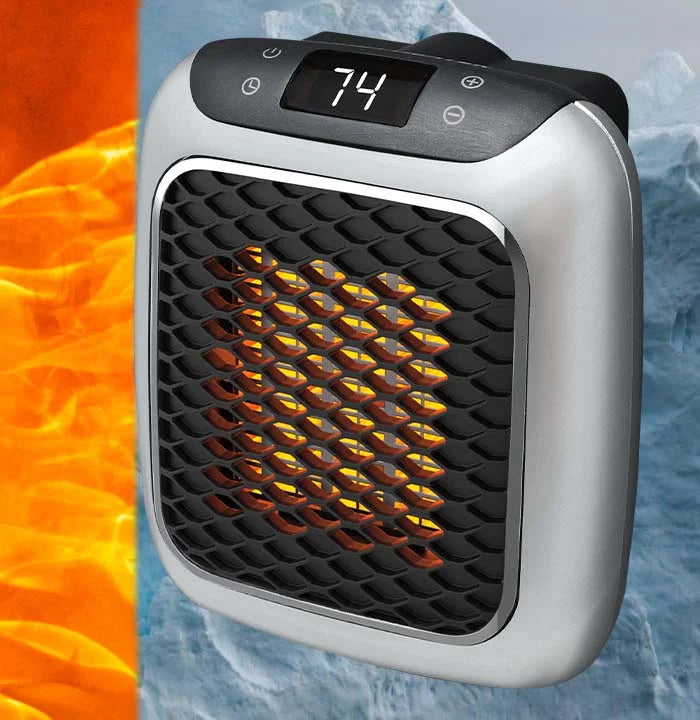 Portable energy-saving heating device with fast heating – Hulvio