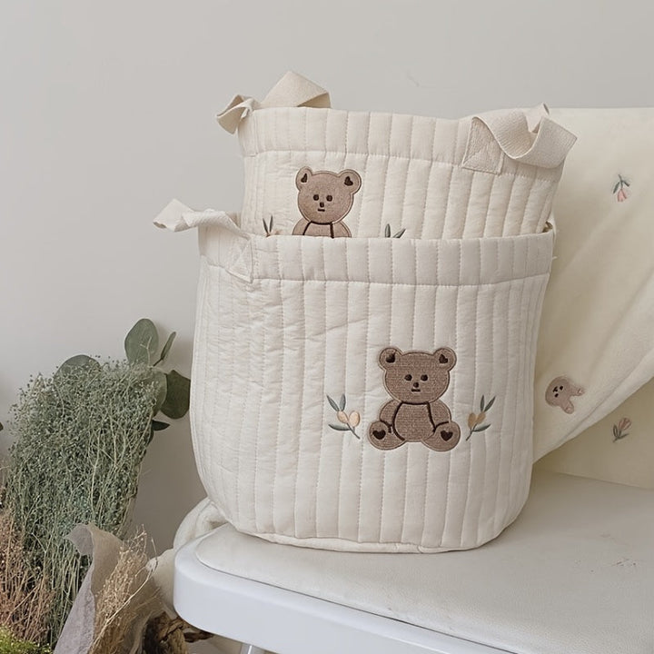 Padded fabric storage bag for the children's room – Buy one, get one free