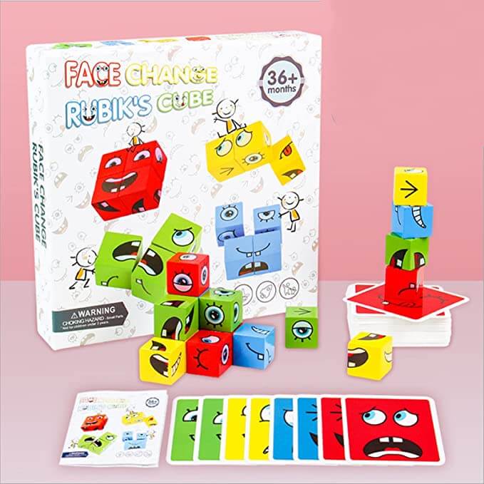 Interactive building game featuring facial expressions for children – MimikMatch