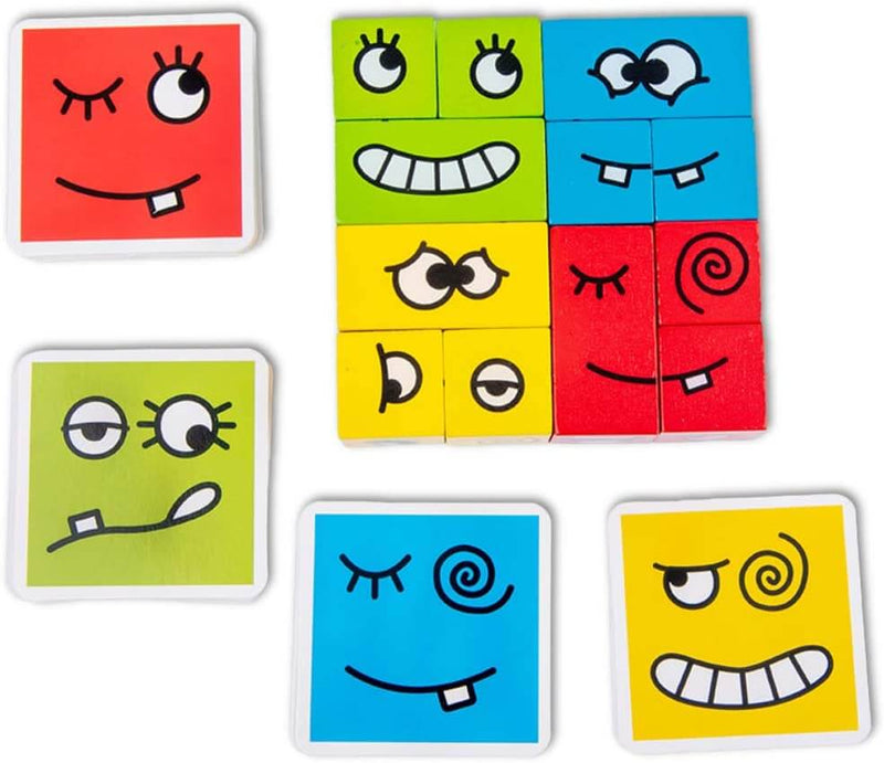 Interactive building game featuring facial expressions for children – MimikMatch