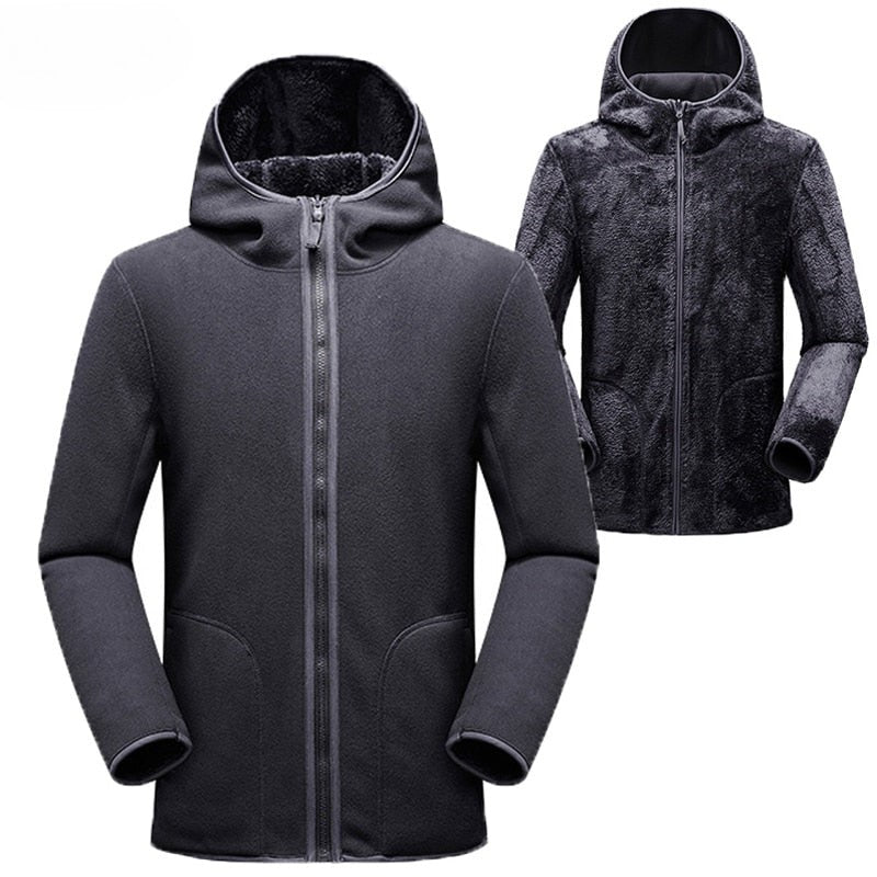 FaeShirt | Reversible Winter Sweater for Women | Cosy & Stylish-Men's Black and Grey-M-State of Style