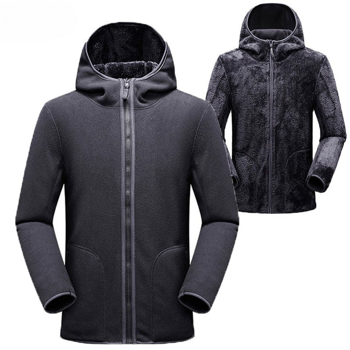 FaeShirt | Reversible Winter Sweater for Women | Cosy & Stylish-Men's Black and Grey-M-State of Style