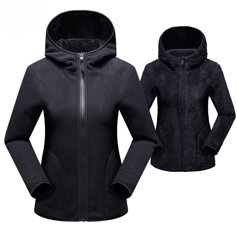 FaeShirt | Reversible Winter Sweater for Women | Cosy & Stylish-Women's Black and Grey-M-State of Style