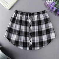 FakeHem | Stylish Fake Skirt for Women-Black/White-M-State of Style
