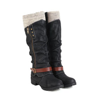 Fashionable High Women’s Boots - Isabella-Black-3-State of Style