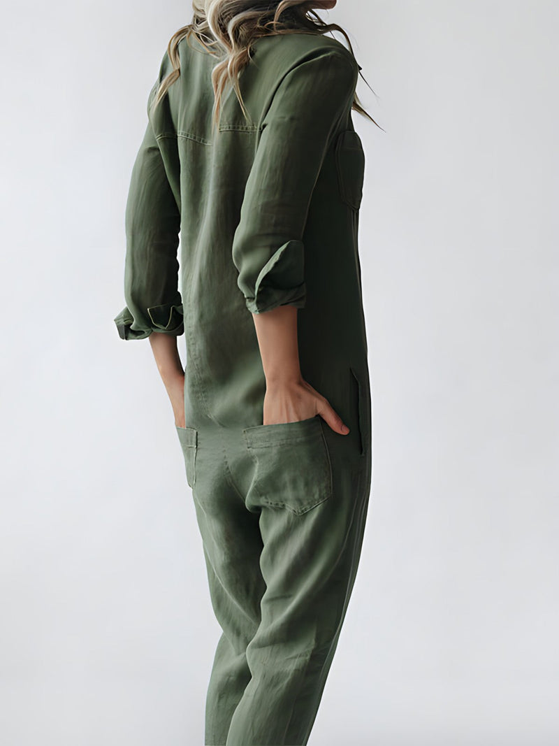 Fashionable Jumpsuit - Aria-Pink-S-State of Style