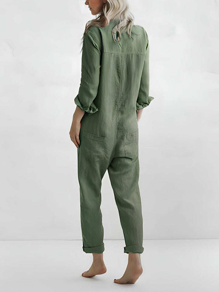 Fashionable Jumpsuit - Aria-Pink-S-State of Style