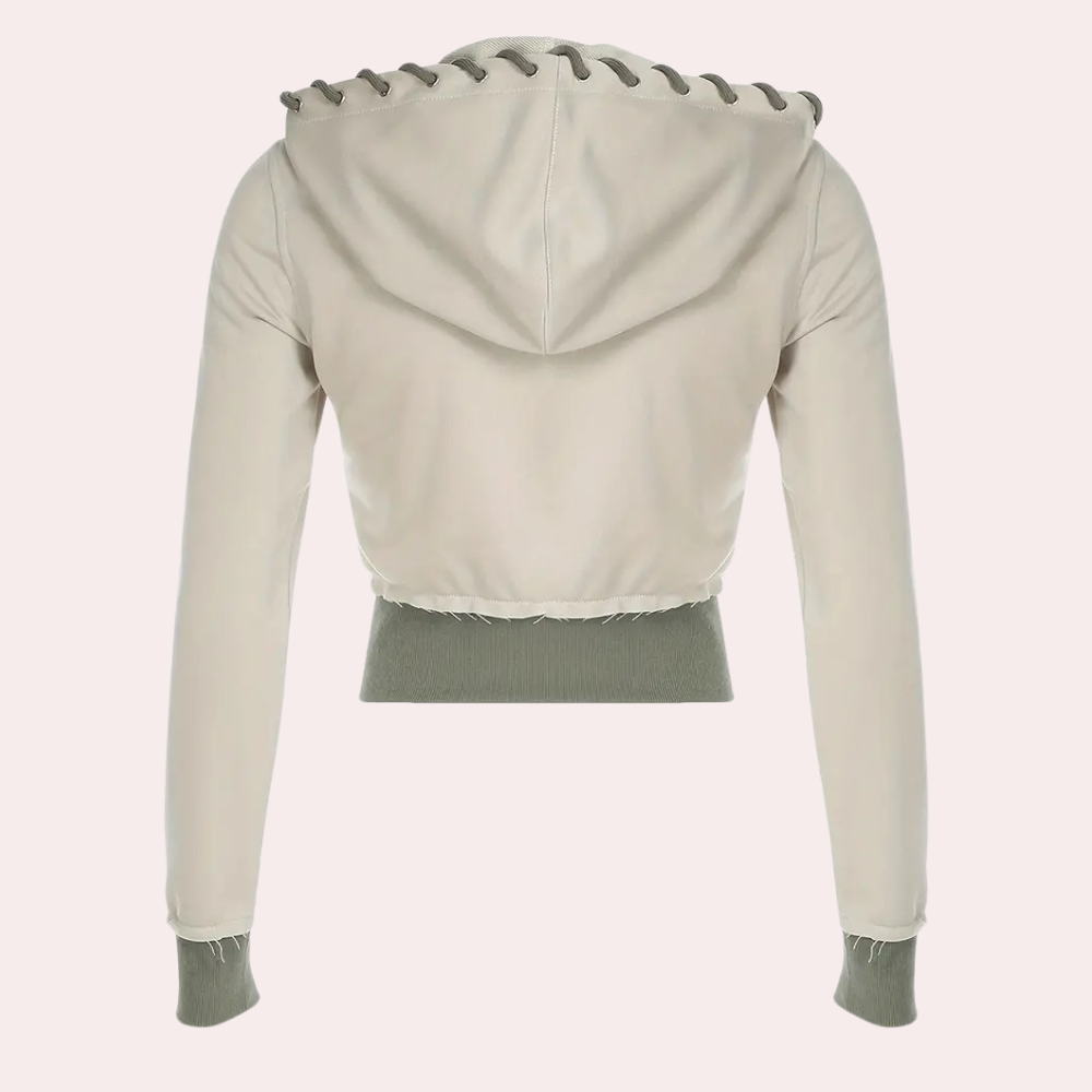 Fashionable Ladies' Jacket with Hood - Elise-XS-State of Style