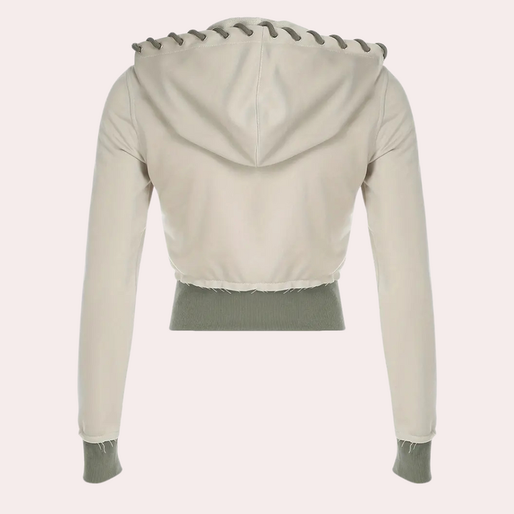 Fashionable Ladies' Jacket with Hood - Elise-XS-State of Style