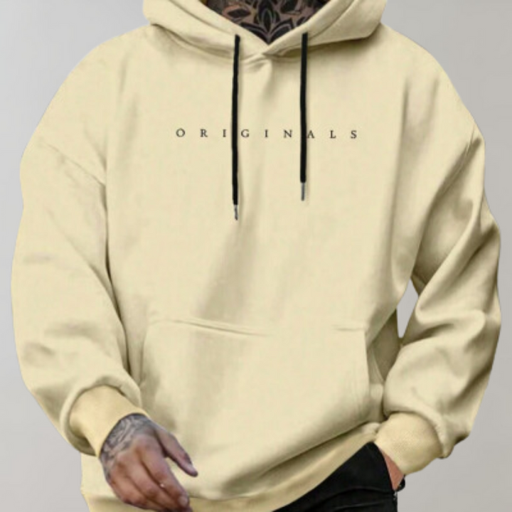 Fashionable Men's Hoodie - Elias-Yellow-S-State of Style