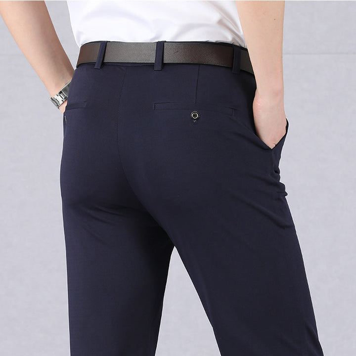 Fashionable Men's Stretch Trousers - Nolan-Blue-9-State of Style