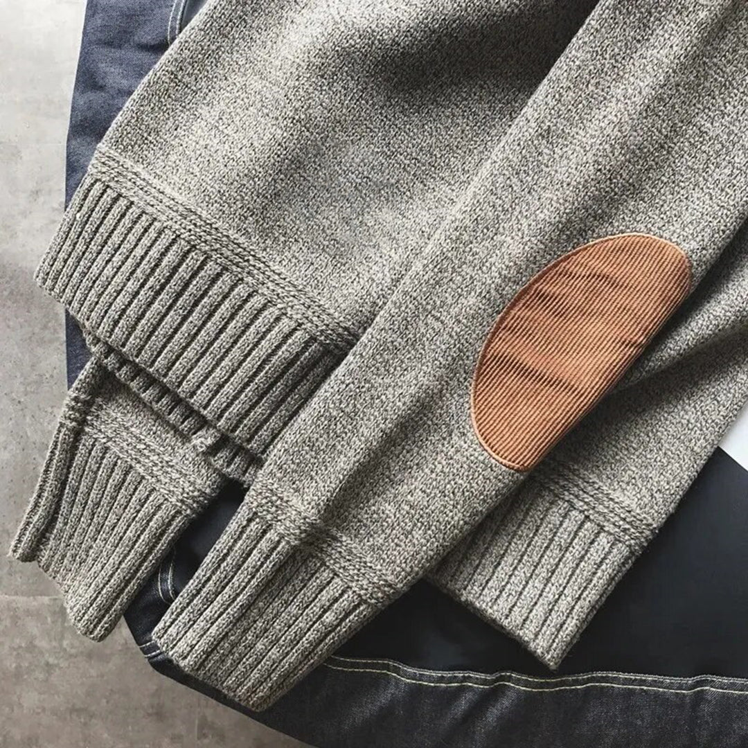 Fashionable Men's Sweater - Victor-Grey-M-State of Style