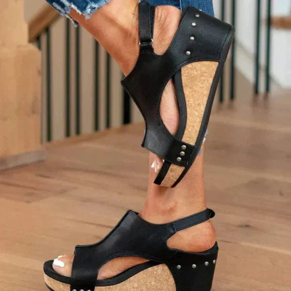 Fashionable Orthopaedic Women's Wedge Sandals - Lara Wegner-Brown-3.0-State of Style