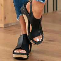 Fashionable Orthopaedic Women's Wedge Sandals - Lara Wegner-Brown-3.0-State of Style