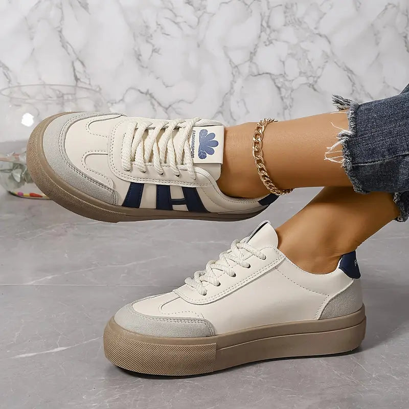 Fashionable Platform Sneakers for Women – Talia-Blue-3-State of Style