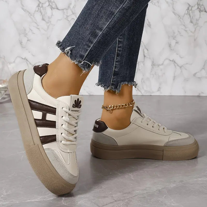 Fashionable Platform Sneakers for Women – Talia-Blue-3-State of Style