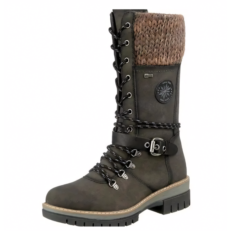 Fashionable Winter Boots for Women - Livia-Green-3.0-State of Style