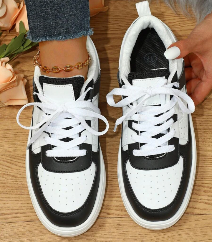 Fashionable Women's Sneakers - Naya-Black-4-State of Style
